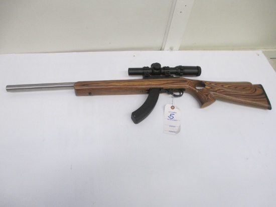 RUGER 22 LONG RIFLE. WITH SCOPE