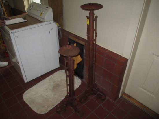 LOT-PR WROUGHT IRON STYLE PLANT STANDS