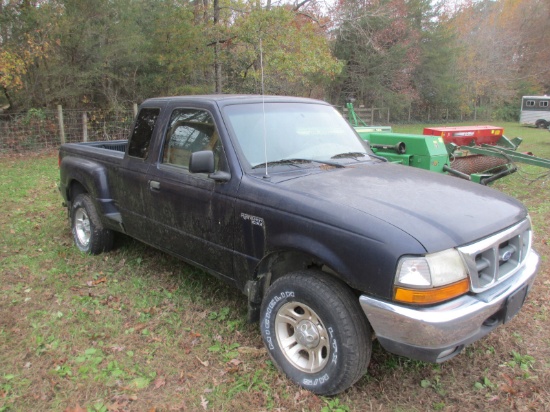 2000 FORD 4 WD RANGER PICKUP