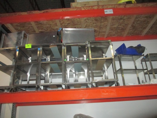 LOT-(10) ASST. STAINLESS STEEL CARTS