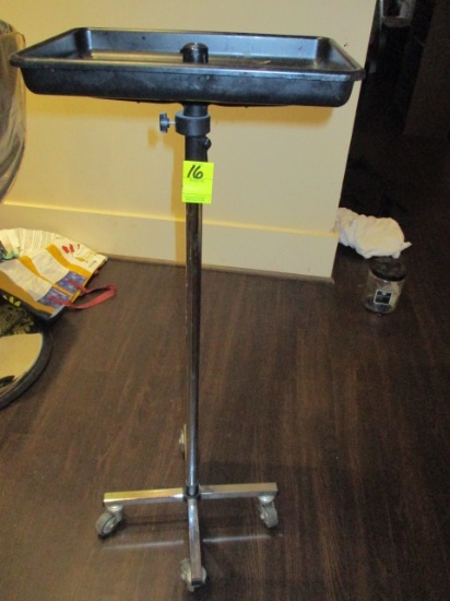 PORTABLE INSTRUMENT/TRAY HOLDER ON CASTERS