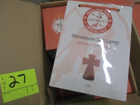 HIMALAYAN CROSS SALT LAMP 8-9 LB. $47.00 RETAIL