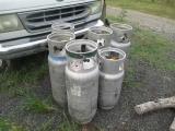 LOT-(6) PROPANE TANKS-