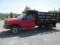 2000 FORD TRUCK- GAS  F-450  12 FT. STAKEBODY ELECTRIC HOIST  DUMP 2 WD-ONE OWNER