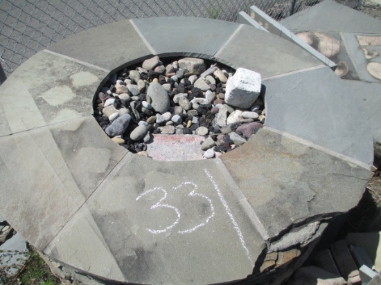 FIREPIT-APPROX WEIGHT-2500 LBS