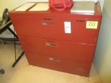 3 DRW. LATERAL FILE CABINET 42 IN. WIDE