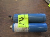 LOT-(2) SMALL HOBBY PROPANE TORCH TANKS