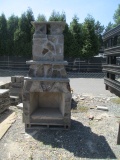 8 FT. OUTDOOR FIREPLACE-APPROX WEIGHT 3500 LBS
