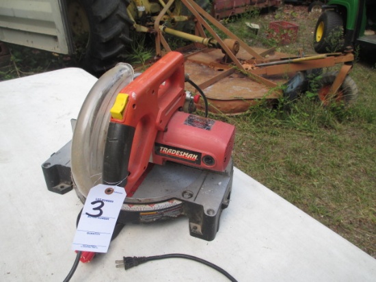 10 IN COMPOUND MITRE SAW-NO SHIPPING-LOCAL PICK UP SEPT 29TH
