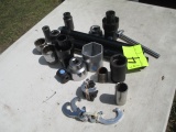 LOT-LARGE SOCKETS-APPROX 20 PCS.