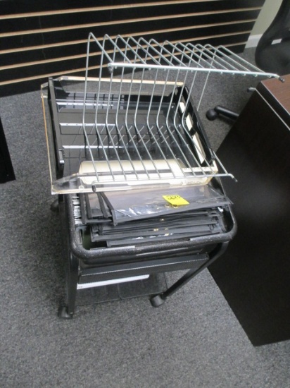 ROLLING FILE CART & MISC ORGANIZERS