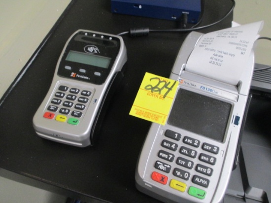 CREDIT CARD  VERIFICATION TERMINAL & PRINTER