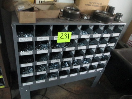 HARDWARE ASSORTMENT CABINET-METRIC NUTS/BOLTS