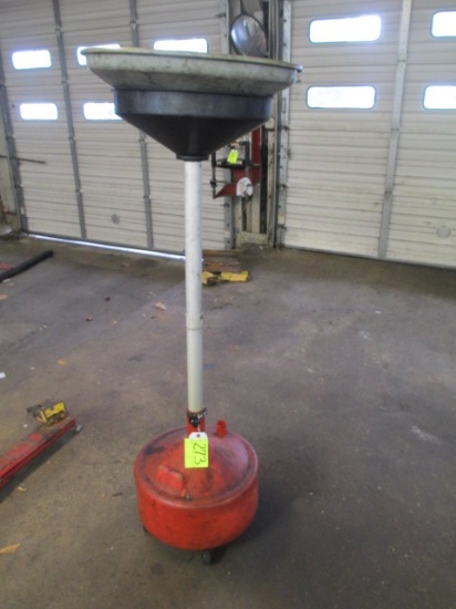 ROLLING WASTE OIL COLLECTION TANK