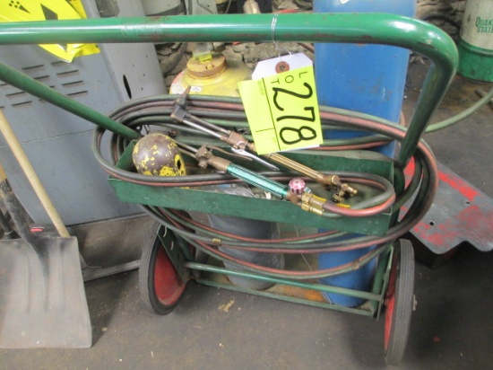 TORCH/HOSE/GAUGES & CART-BOTTLES DO NOT CONVEY