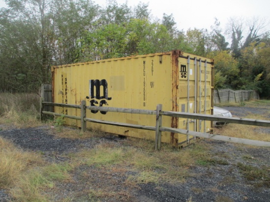 20 FT SEA CONTAINER-SOME EVIDENCE OF ROOF LEAKING EVIDENT