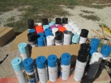 LOT-INVERTED MARKING PAINTS-APPROX 45 CANS