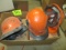 BOX LOT-APPROX 8 NEW/USED STIHL FORESTRY HELMETS