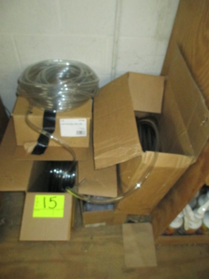 LOT-ASST. VINYL TUBING- (4) BOXES