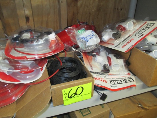 SHELF LOT-EZ CONDENSATE TRAPS/ASST HARDWARE 9 PCS