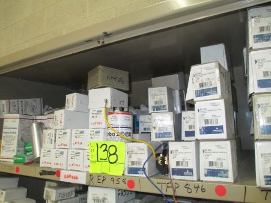 SHELF LOT-TURBO 200X CAPACITORS/ASSORTED CAPACITORS-INCLUDES REP958/TAP846  ETC.APPROX 75 PCS.