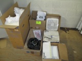 LOT-ASST. DUCT AIR CLEANERS & EXHAUST FANS (6 ) PCS.- 2 BOX OF UNIV INVENTORY TAGS