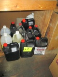 LOT-LUBRICANTS/OILS-(8) PUMP OIL (3) FOAM BRITE CLEANERS