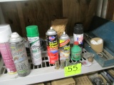 SHELF LOT-ASST. CHEMICALS/TOOLS