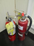 FIRE EXTINGUISHERS-LOT-(2)-SEVERAL MAY REQUIRE RECHARGE-FILE PHOTO