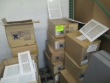GRILLES/SCREENS-6 X 12-10X 14-12X6-APPROX 250 QTY/18 BOXES