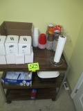 KITCHEN-CONDIMENT CART /SUPPLIES