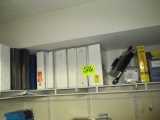 LOT-SHELF LOT/CLOSET-BINDERS/PRINTING SUPPLIES