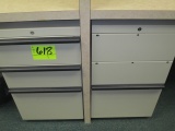 LOT-(3) ROLLING CABINETS