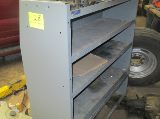 LOT-TOOL BOX/UTILITY SHELVING FOR SERVICE VANS-TIME THE MONEY= 3 TOTAL