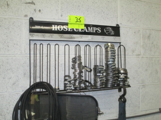 HOSE CLAMPS AND HOLDER RACK