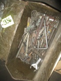 TOOL BOX & CONTENTS-1920'S THRU 40'S WRENCHES=APPROX. 75