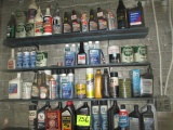 LOT-4 SHELVES-ASST. CLEANERS/CHEMICALS/ADDITIVES/LUBES-APPROX 60 CANS