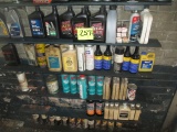 LOT-5 SHELVES-ASST CLEANERS/LUBRICANTS/CHEMICALS-APPROX. 60 CANS