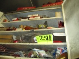 GUARNATEED PARTS CABINET WITH CONTENTS-ASST. TRUCK/TRAILER LIGHTS/REFLECTORS