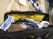 TOOL BAG & CONTENTS-CUTTING TOOLS/SOLDER/MEASURE TAPE
