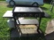 PROPANE OUTDOOR GRILL/GRIDDLE-BLACKSTONE 36X21-INCLUDES STEEL TOP TABLE AND PROPANE TANKS ADJACENT