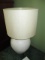 WHITE LAMP-LIVING ROOM AREA