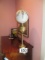 BRASS GAS LAMP CONVERTED TO ELECTRIC
