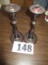 PAIR-CANDLE HOLDERS
