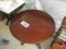 30 IN. ROUND CLAWFOOT MAHOGANY TABLE