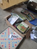 ASST. GARDENING BOOKS AND SCRABBLE GAME