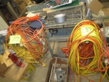 LOT-ELECTRIC EXTENSION CORDS-APPROX 4