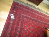 ORIENTAL RUG-HAND KNOTTED
