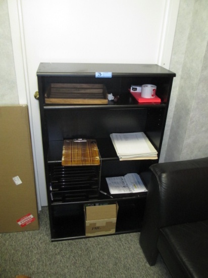 4 DRAWER BOOKCASE WITH SUPPLIES- 30 X 48 IN