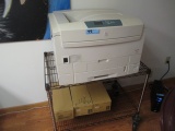 COLOR PRODUCTION COPIER-XEROX PHASER 7300 WITH ROLLING STAND AND EXTRA TONER CARTRIDGES
